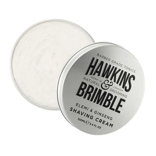 Hawkins & Brimble Men's Silver Shaving Cream 100Ml In - Image 3