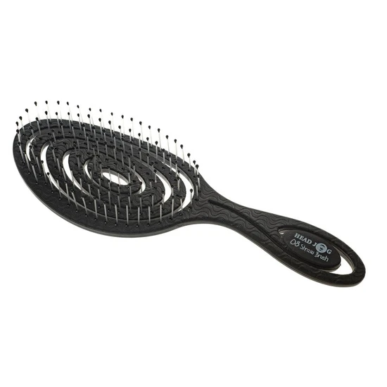 Hair Tools Headjog No.8 Straw Brush Charcoal