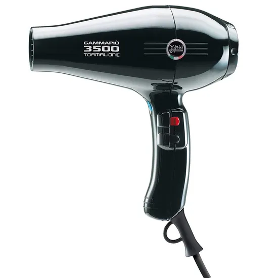 Gamma+ 3500 Black Professional Salon 2500W Tourmalionic Hairdryer Hair Dryer - Image 5