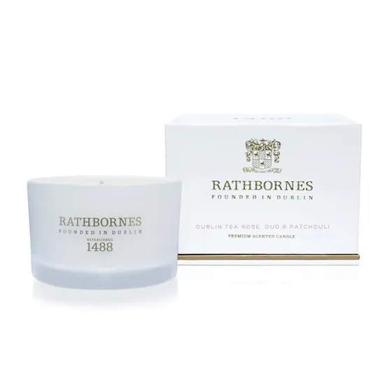 Rathbornes 1488 Dublin Tea Rose Candle