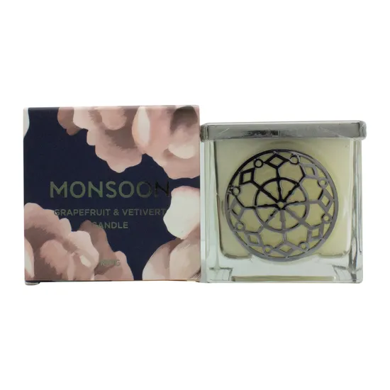 Monsoon Grapefruit & Vetiver Scented Candle
