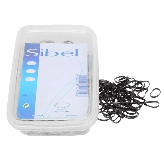Sibel Fancy Black Hair Elastics