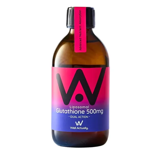 Well Actually Reduced L-Glutathione 500mg Dual Action