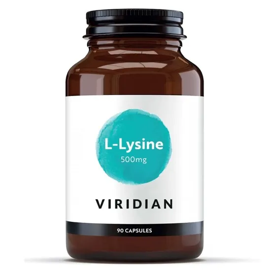 Viridian L-Lysine 500mg 90 Veg Capsules - Image 3