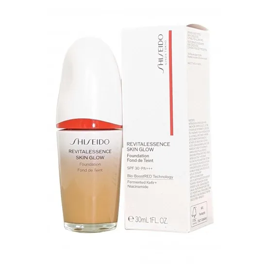 Shiseido Women's Bronze,420 Makeup Funds Revitalessence Skin Glow Foundation Spf30+ Bronze/420 - Image 3