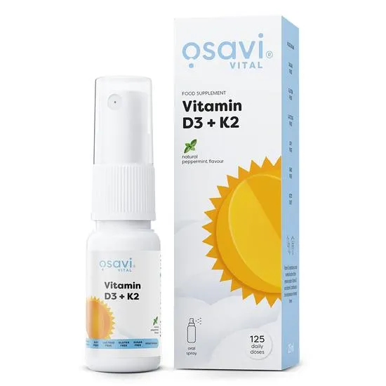 Osavi Vitamin D3 + K2 Oral Spray Peppermint
