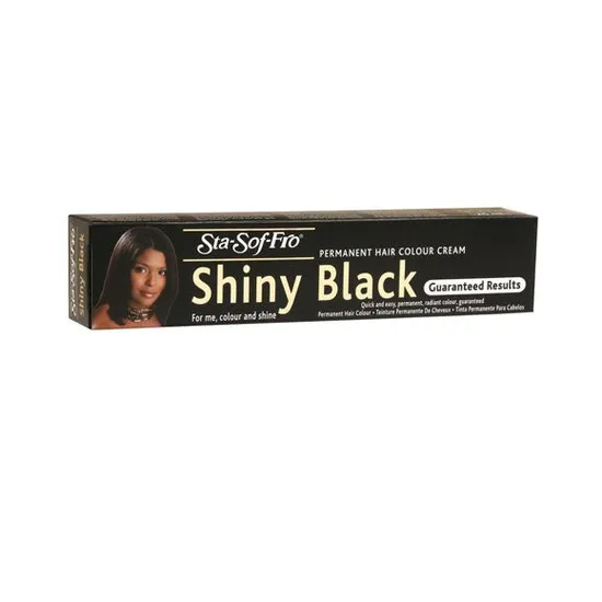 Sta-Sof-Fro Shiny Black Permanent Hair Colour Cream Tube