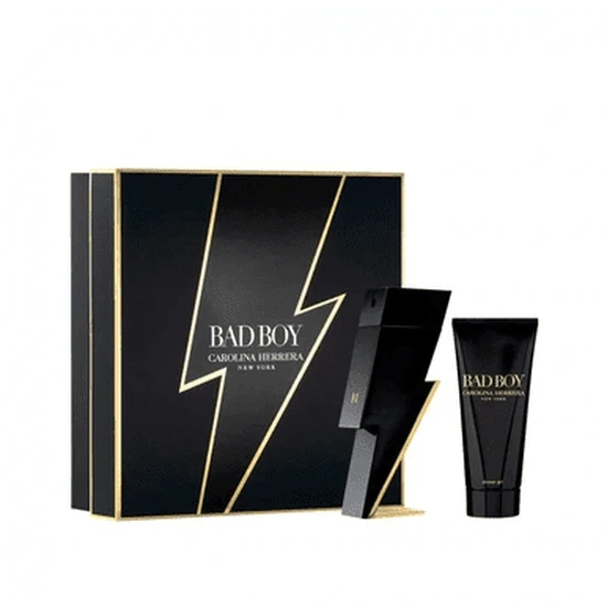 Carolina Herrera Bad Boy Gift Set 100ml Eau De Toilette + 100ml Shower Gel