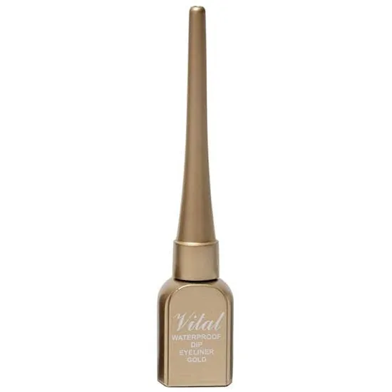 Vital Makeup Waterproof Dip Eyeliner Gold