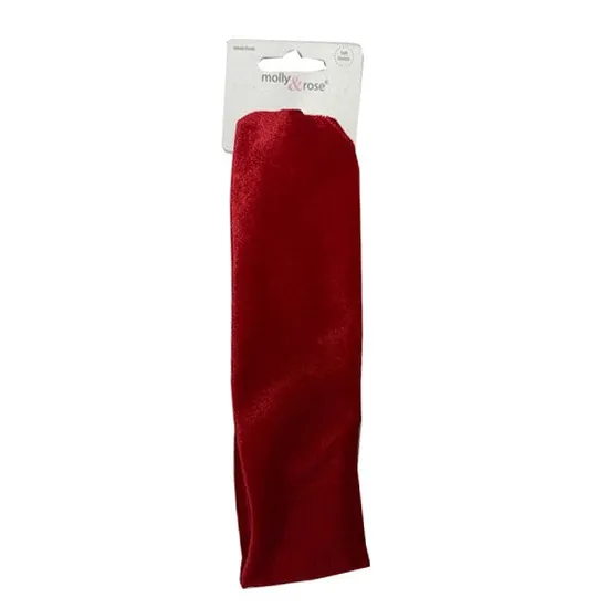 Molly And Rose Velvet Finish Soft Stretch Headband