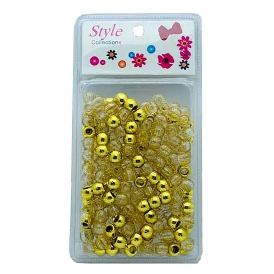 Beauty Collection Style Collection Hair Beads BD008 Gold