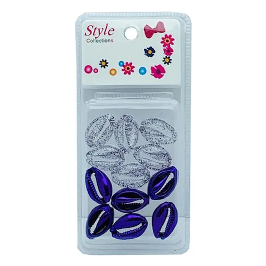 Beauty Collection Style Collection 2 Tone Shell Beads BD015 Purple