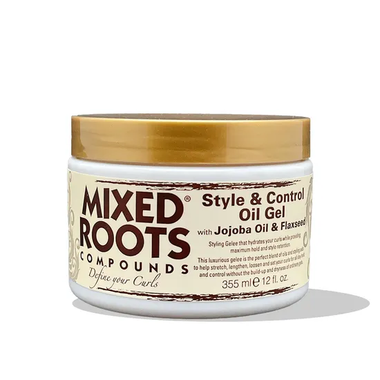 Mixed Roots Style & Control Oil Gel With Jojoba & Flaxseed