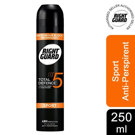 Right Guard Total Defence 5 Sport Anti-Perspirant 250Ml - Image 14