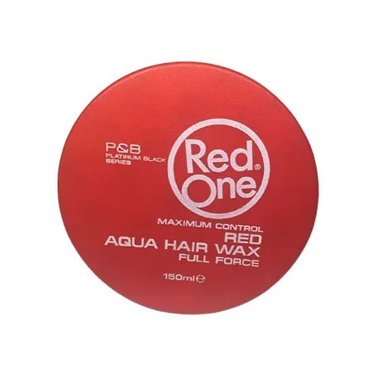 Red One Red Aqua Hair Wax Full Force Maximum Control Styling Hair Gel