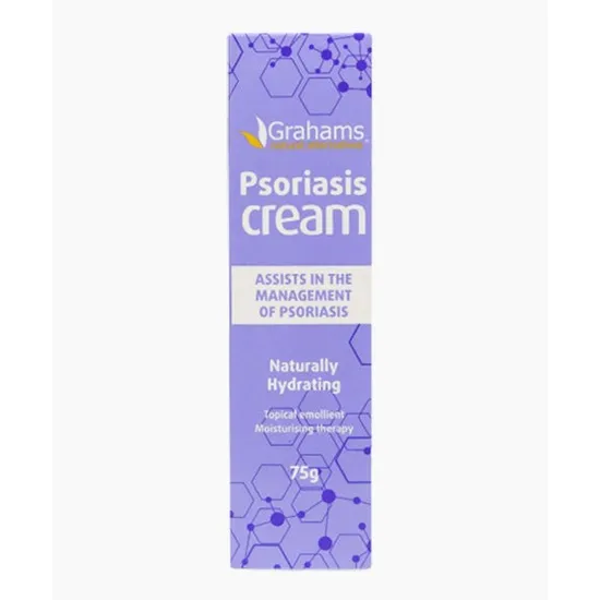 Grahams Natural Psoriasis Cream 75g Moisturising Body Face Scalp Relief - Image 4