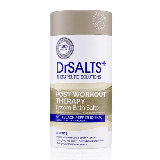 Dr. Salts+ Post Workout Therapy Epsom Bath Salts