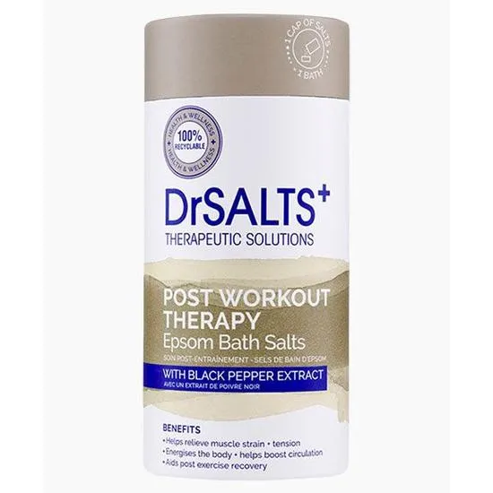 Dr. Salts Black Post Workout Therapy Epsom Salts 750G - Image 2