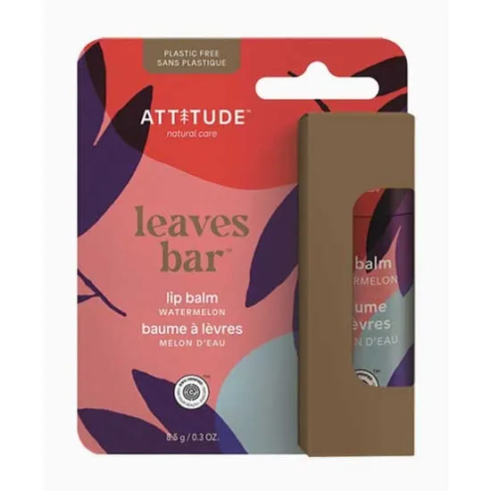 Attitude Plastic-Free Watermelon Lip Balm Enriched With Olive Oil