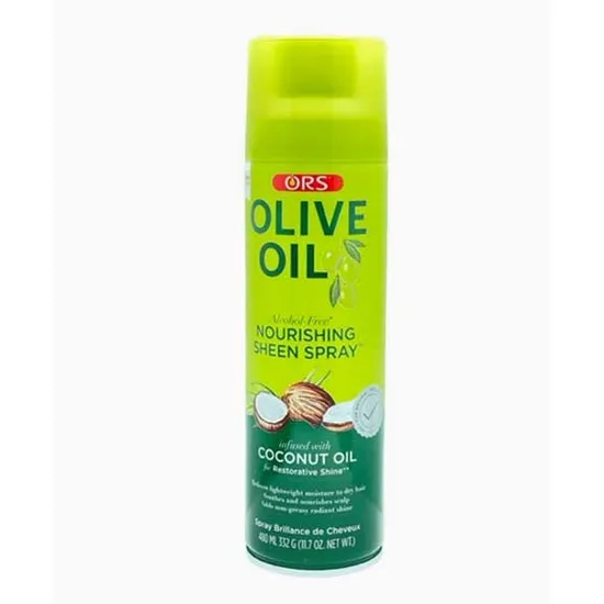 Ors Olive Oil Nourishing Sheen Spray Infused With Coconut Oil 480Ml