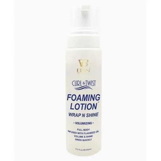 Ebin New York NewYork Curl & Twist Foaming Lotion Wrap & Shine Volumising