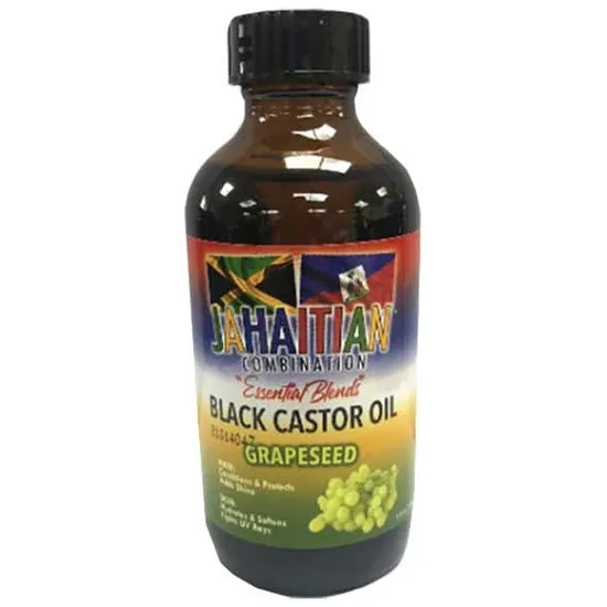 Mamado Jahaitian Combination Black Castor Oil With Grapeseed