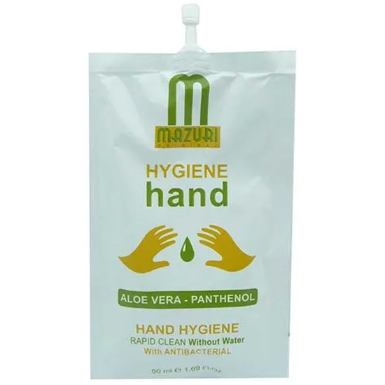 Mazuri Hygiene Antibacterial Hand Sanitizer Sachet Rapid Clean Without Water