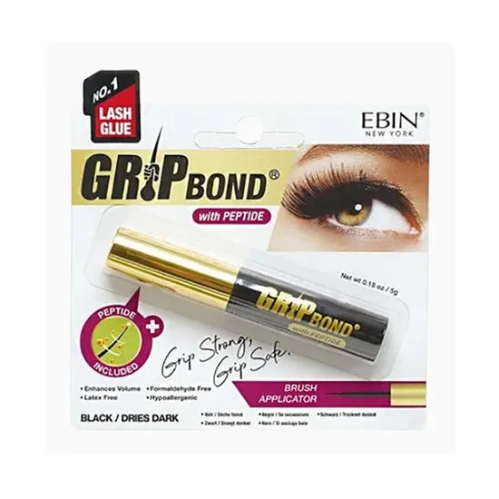 Ebin New York Grip Bond Peptide Black Lash Glue