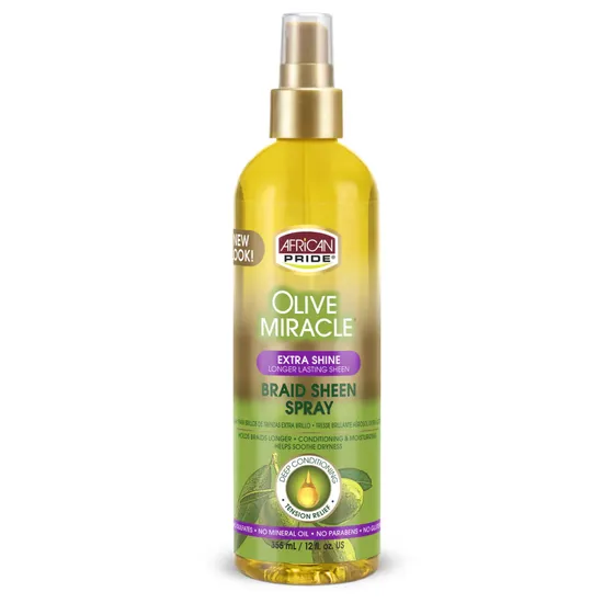 African Pride Extra Shine Braid Sheen Spray