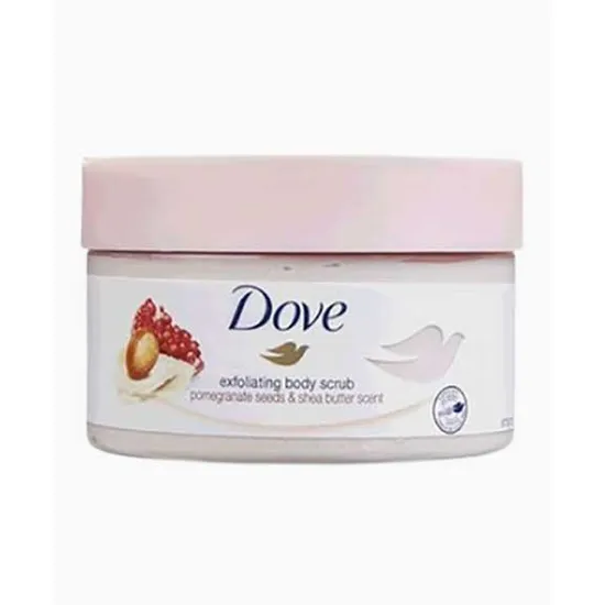 Dove Exfoliating Body Scrub Pomegranate Seeds & Shea Butter Scent