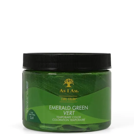 As I Am Curl Colour Emerald Green Vert Temporary Colour