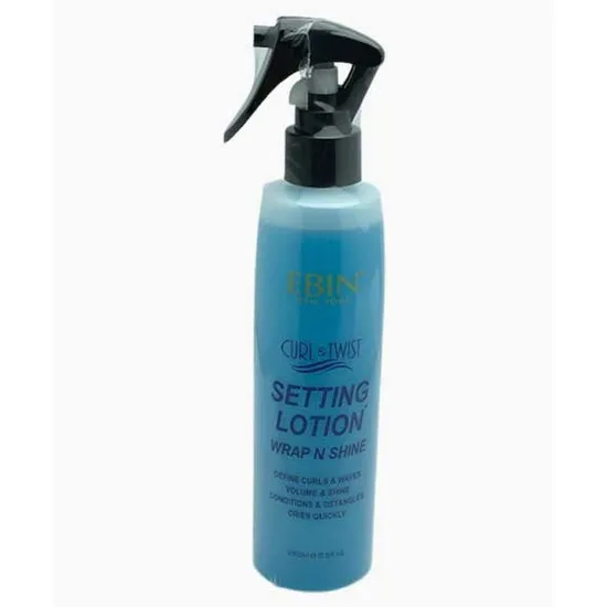 Ebin New York Curl & Twist Wrap N Shine Setting Lotion