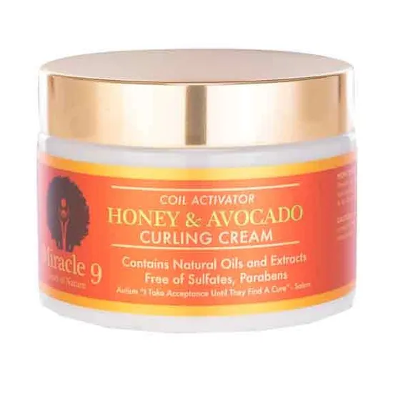 Miracle 9 Coil Activator Honey & Avocado Curling Cream