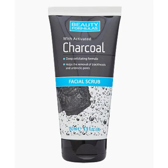 Beauty Formulas Charcoal Activated Facial Scrub