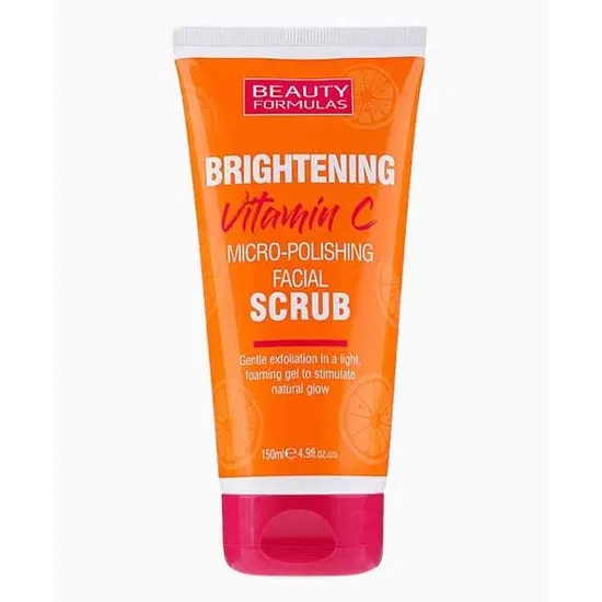 Beauty Formulas Brightening Micro Polishing Facial Scrub With Vitamin C