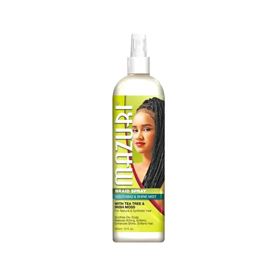 Mazuri Braid Spray Soothing & Shine Mist With Tea Tree & Irish Moss