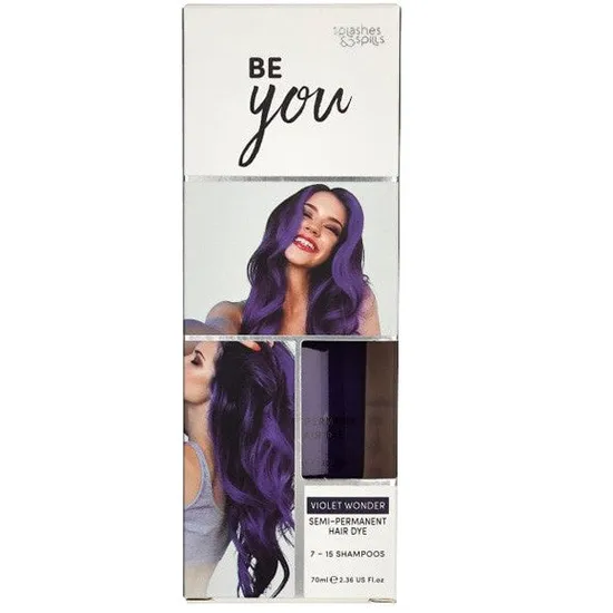 Splashes And Spills Be You Violet Wonder Semi Permanent Hair Dye
