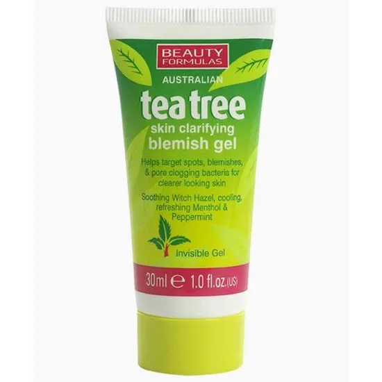 Beauty Formulas Australian Tea Tree Skin Clarifying Blemish Gel