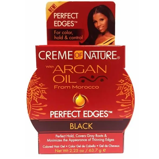 Creme Of Nature Argan Oil Perfect Edges Black Gel