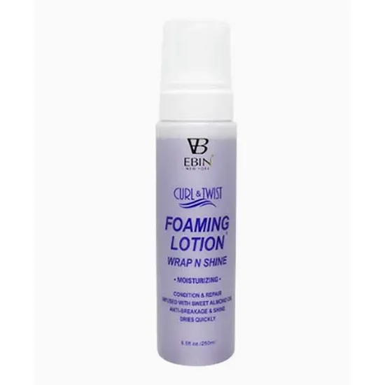 Ebin New York Curl & Twist Foaming Lotion Wrap & Shine Moisturising