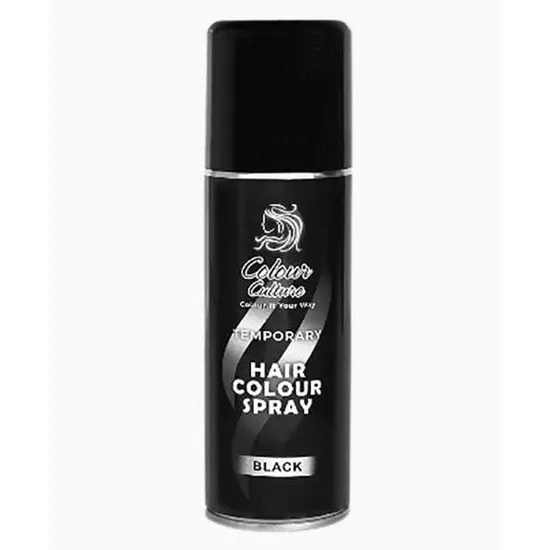 Colour Culture Temporary Black Colour Hair & Body Spray
