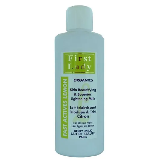 First Lady Organics Fast Actives Lemon Body Milk