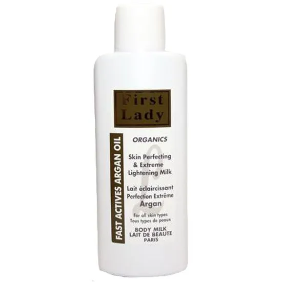 First Lady Organics Fast Actives Argan Oil Body Milk
