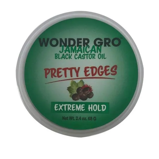 Wonder Gro Jamaican Black Castor Oil Pretty Edges Extreme Hold
