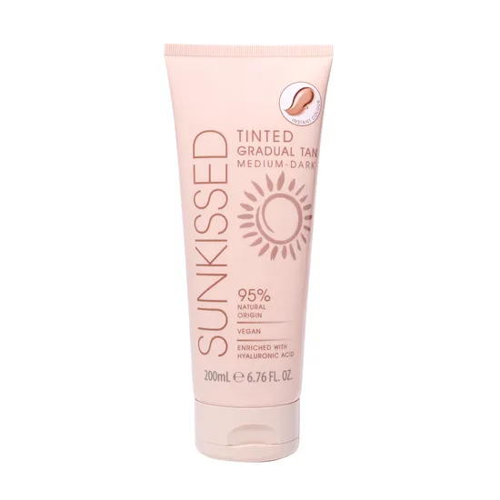 Sunkissed 95 Percent Tinted Gradual Tan 200ml - Medium-Dark - Image 2