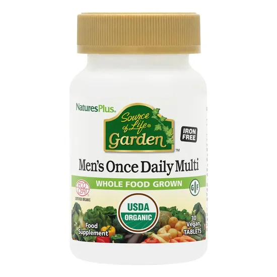 Nature's Plus Source Of Life Garden Organic Mens Daily Tablets