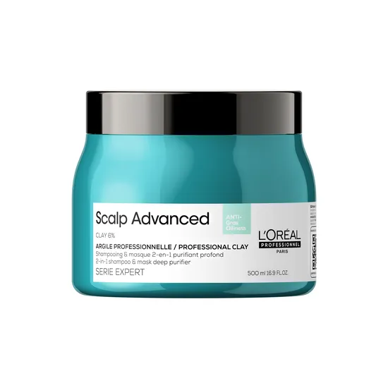L'Oréal Professionnel Scalp Advanced Anti-Oiliness 2-In-1 Shampoo & Mask