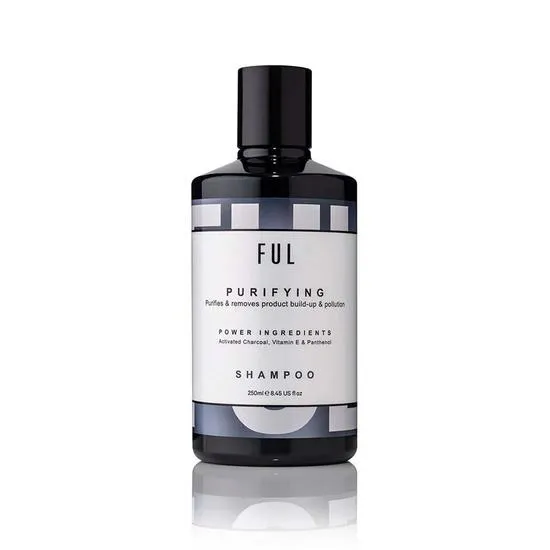 Ful Unisex Multi Purifying Charcoal Shampoo – Clarifying Detox For Oily Scalp & Buildup - Deep Cleanser For Greasy Hair 250Ml - Image 4