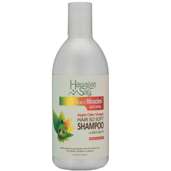 Hawaiian Silky 14-In-1 Miracles Apple Cider Vinegar Hair So-Soft Shampoo