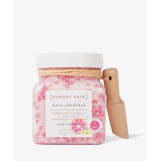 Sunday Rain Pink & Sea Salt Bath Crystals